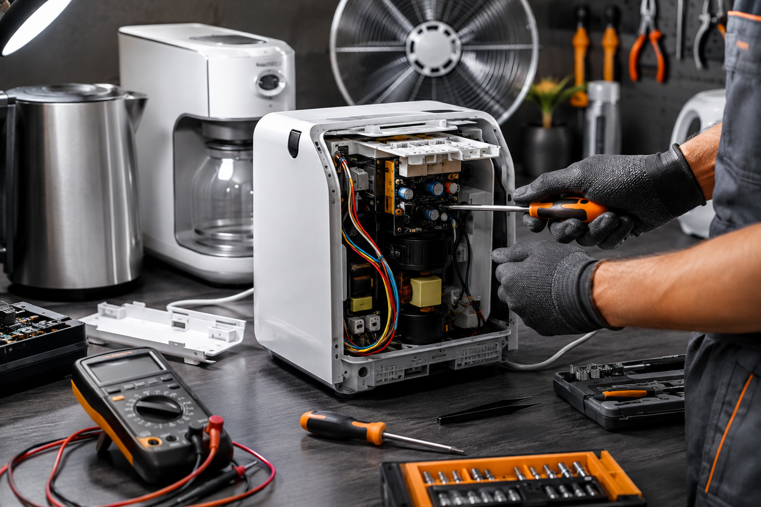  Square  — repair and maintenance of electrical appliances and devices